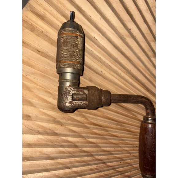 Vintage Stanley Racheting Bit Brace Hand Drill - Picture 4 of 7